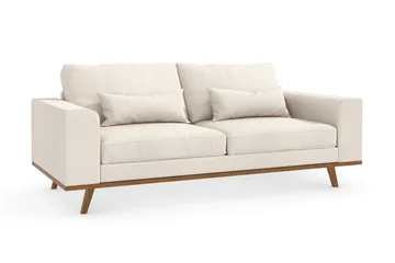 Copenhagen 2-sits Tygsoffa - Beige - Möbler - Vardagsrum - Soffor - 2-sits soffor