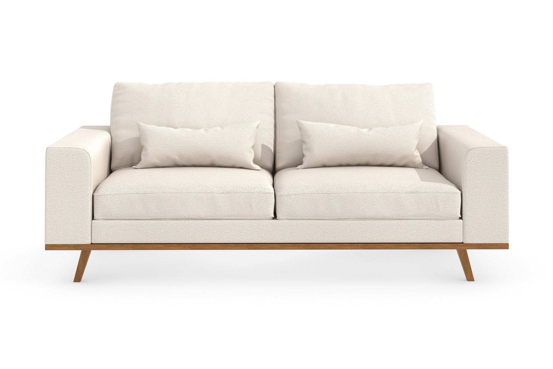 copenhagen 2-sits tygsoffa - beige