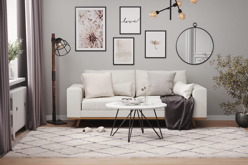 Copenhagen 2-sits Tygsoffa - Beige - Möbler - Vardagsrum - Soffor - 2-sits soffor