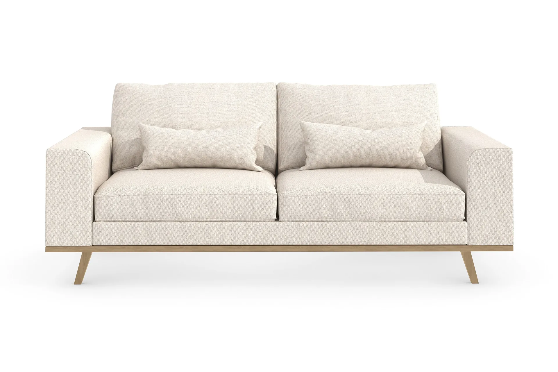 copenhagen 2-sits tygsoffa - beige