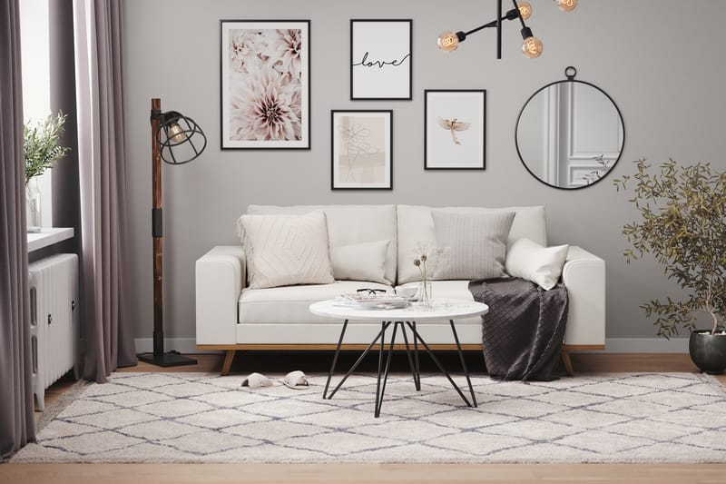 Copenhagen 2-sits Tygsoffa - Beige - Möbler - Vardagsrum - Soffor - 2-sits soffor