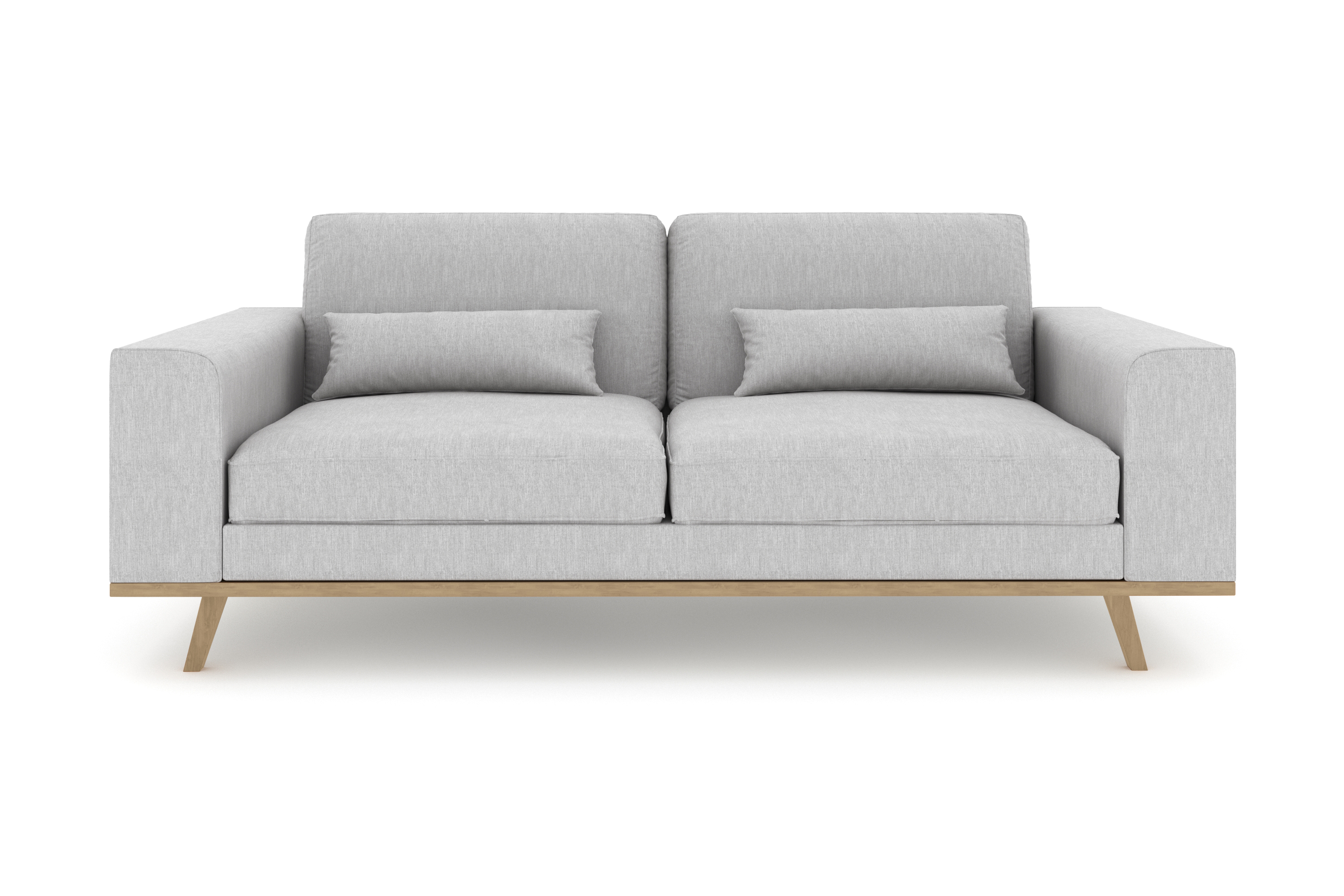 copenhagen 2-sits tygsoffa - grå