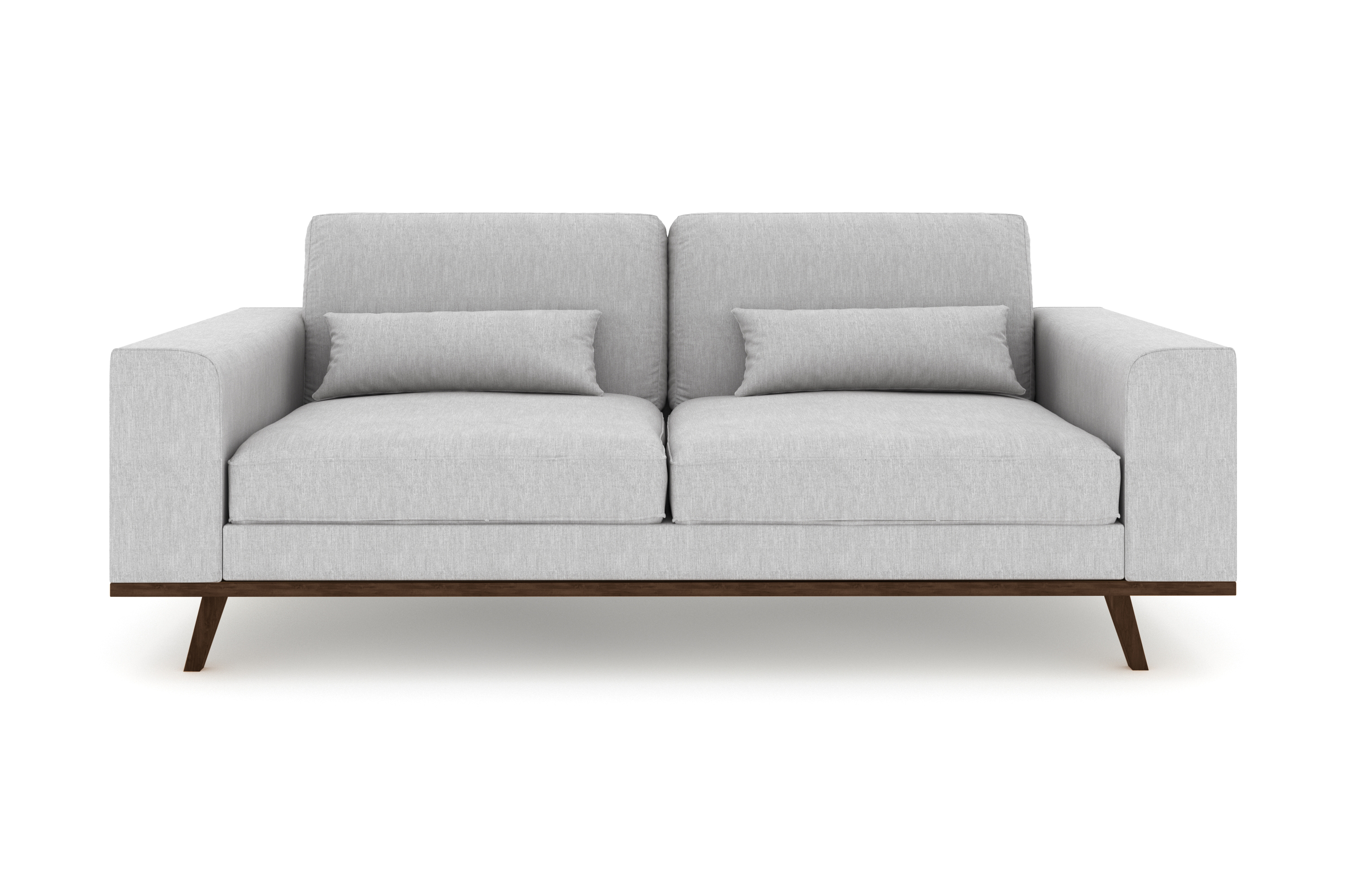 copenhagen 2-sits tygsoffa - grå