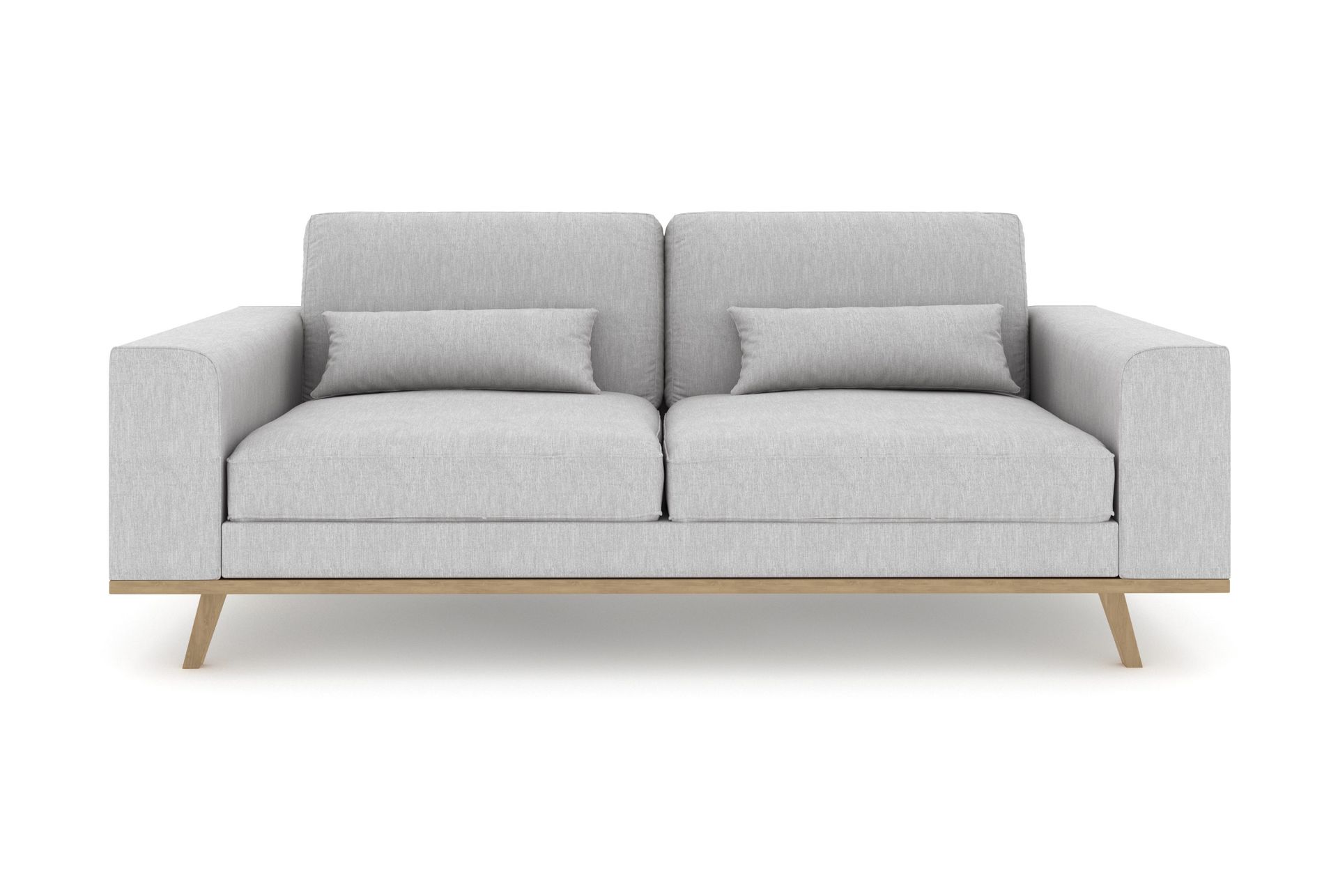 copenhagen 2-sits tygsoffa - grå