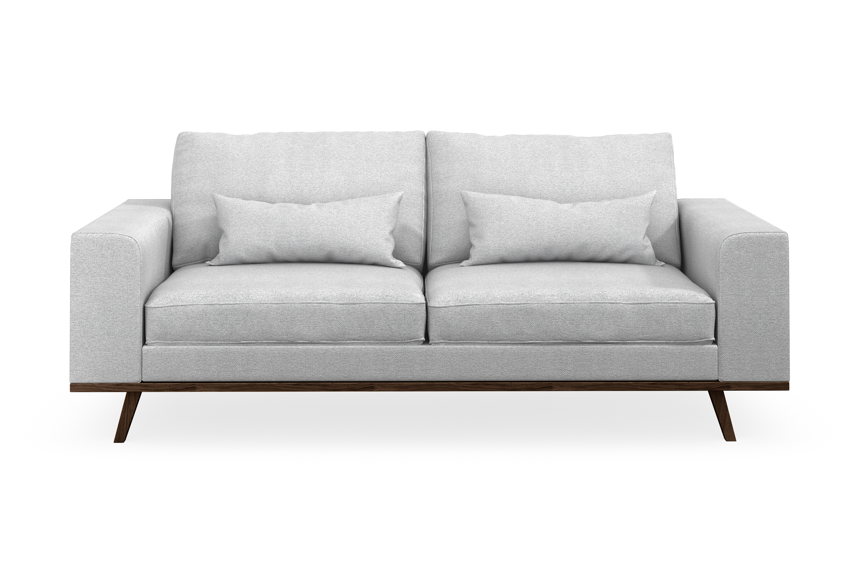 copenhagen 2-sits tygsoffa - ljusgrå