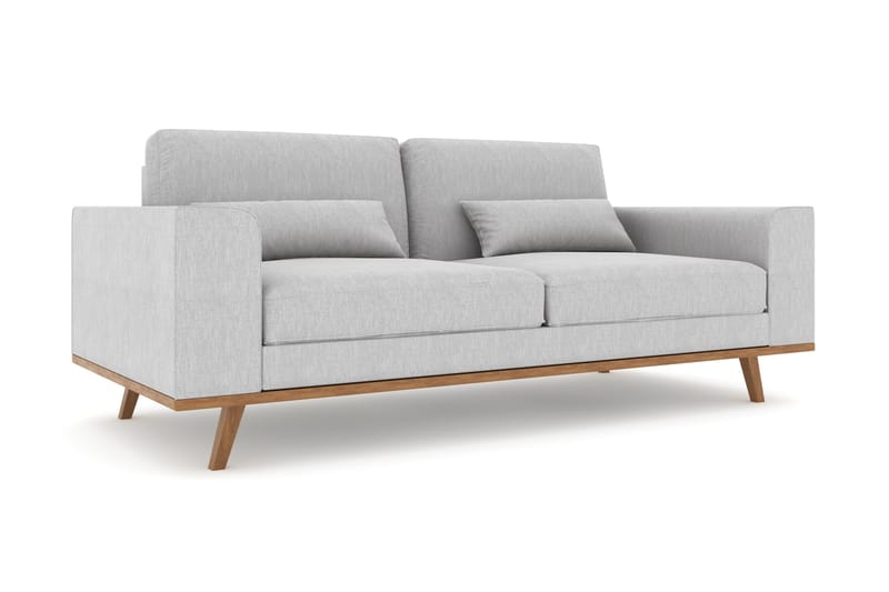Copenhagen 2-sits Tygsoffa - Ljusgrå - Möbler - Vardagsrum - Soffor - 2-sits soffor