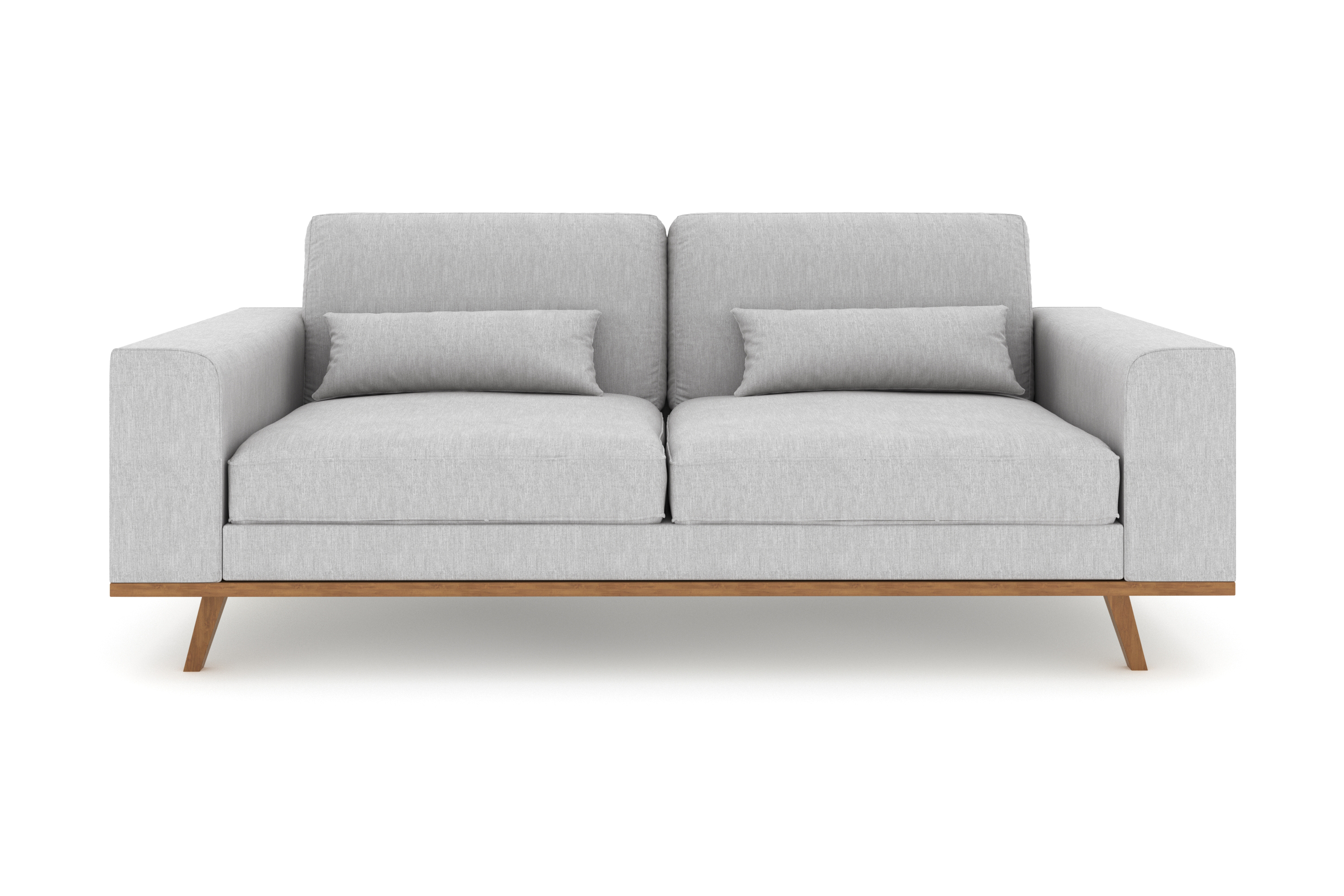 copenhagen 2-sits tygsoffa - ljusgrå