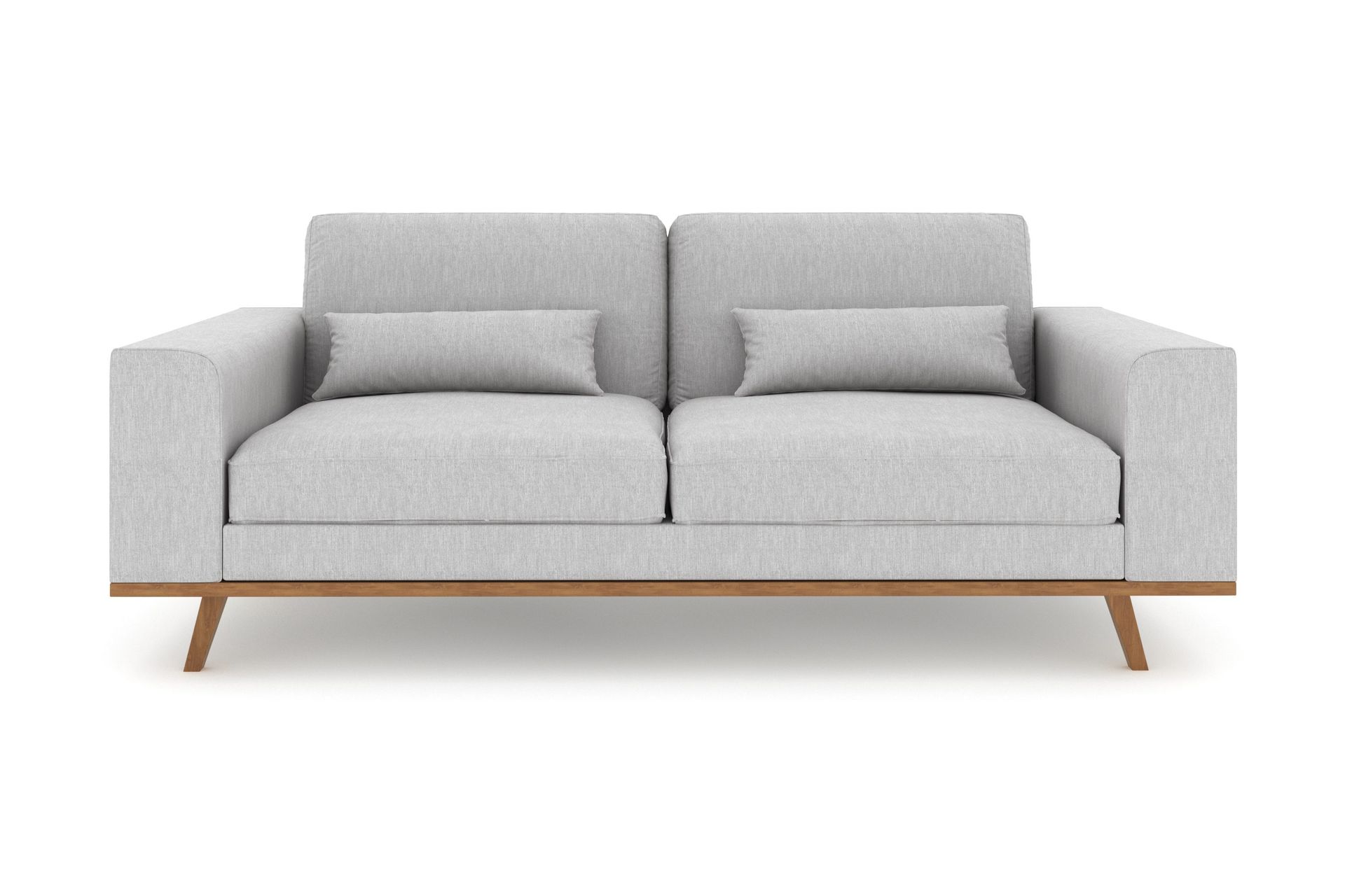 copenhagen 2-sits tygsoffa - ljusgrå