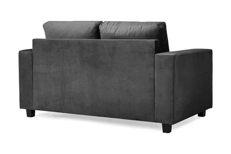 Crazy 2-sits Sammetssoffa - Mörkgrå - Möbler - Vardagsrum - Soffor - 2-sits soffor