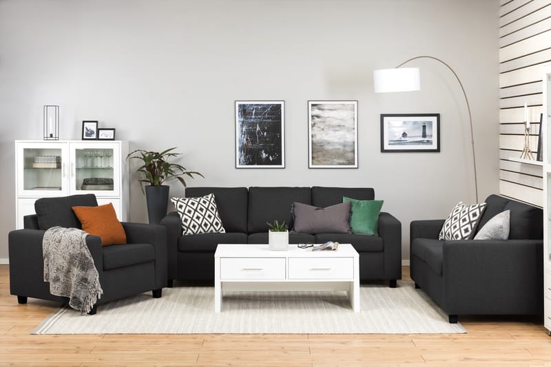 Crazy 2-sits Tygsoffa - Antracit - Möbler - Vardagsrum - Soffor - 2-sits soffor