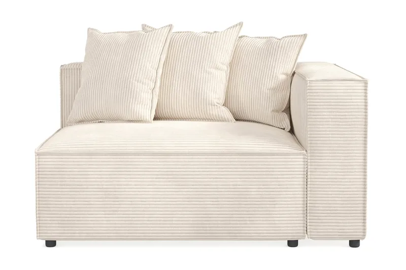 Cubo 2-sits Högermodul i Manchester 120 cm bred, Beige