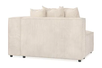 Cubo 2-sits Högermodul i Manchester 120 cm bred - Beige - Möbler - Vardagsrum - Soffor - Modulsoffor - Hörnmodul