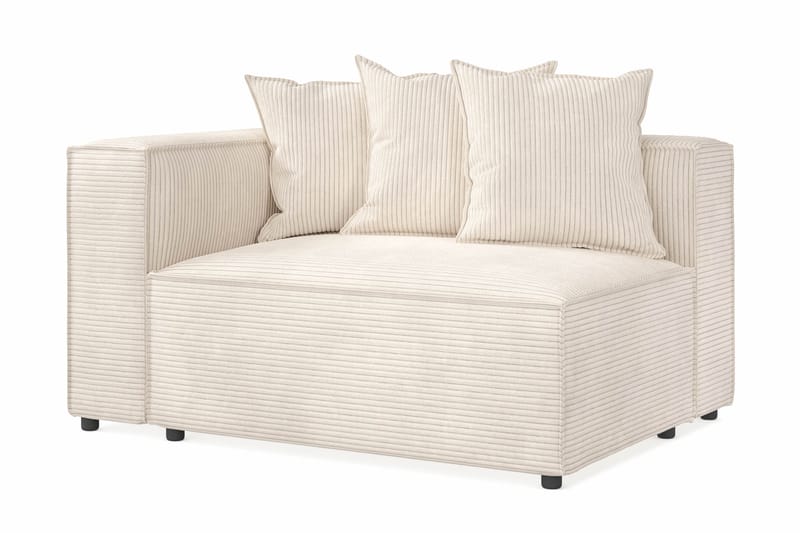 Cubo 2-sits Vänstermodul i Manchester 120 cm bred - Beige - Möbler - Vardagsrum - Soffor - 2-sits soffor
