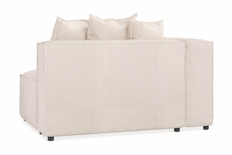 Cubo 2-sits Vänstermodul i Tyg 120 cm bred - Beige - Möbler - Vardagsrum - Soffor - Modulsoffor - Hörnmodul