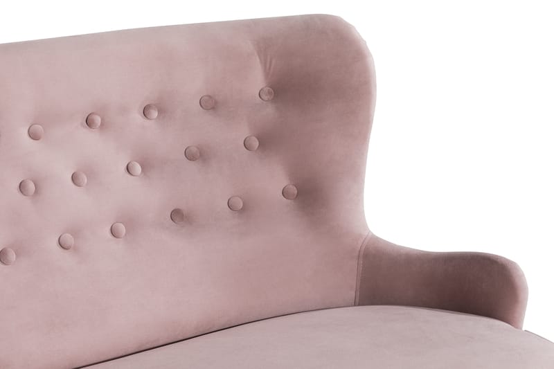DANA Soffa Sammet Ljusrosa - Möbler - Vardagsrum - Soffor - 2-sits soffor