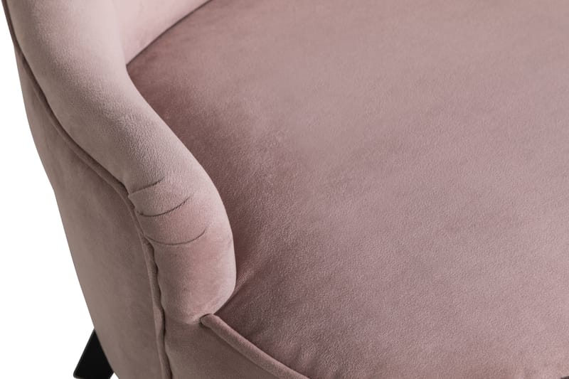 DANA Soffa Sammet Ljusrosa - Möbler - Vardagsrum - Soffor - 2-sits soffor