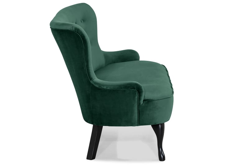 DANA Soffa Sammet Mörkgrön - Möbler - Vardagsrum - Soffor - 2-sits soffor