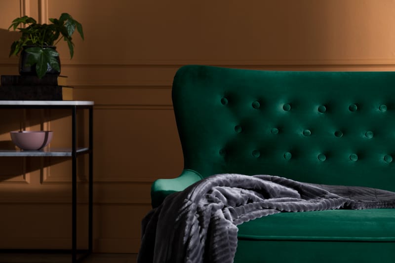 DANA Soffa Sammet Mörkgrön - Möbler - Vardagsrum - Soffor - 2-sits soffor
