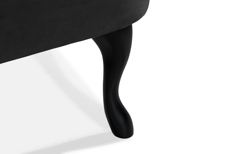 DANA Soffa Sammet Svart - Möbler - Vardagsrum - Soffor - 2-sits soffor