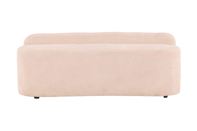 Danwati 2-sits Soffa Vit Bouclé - 2-sits soffor