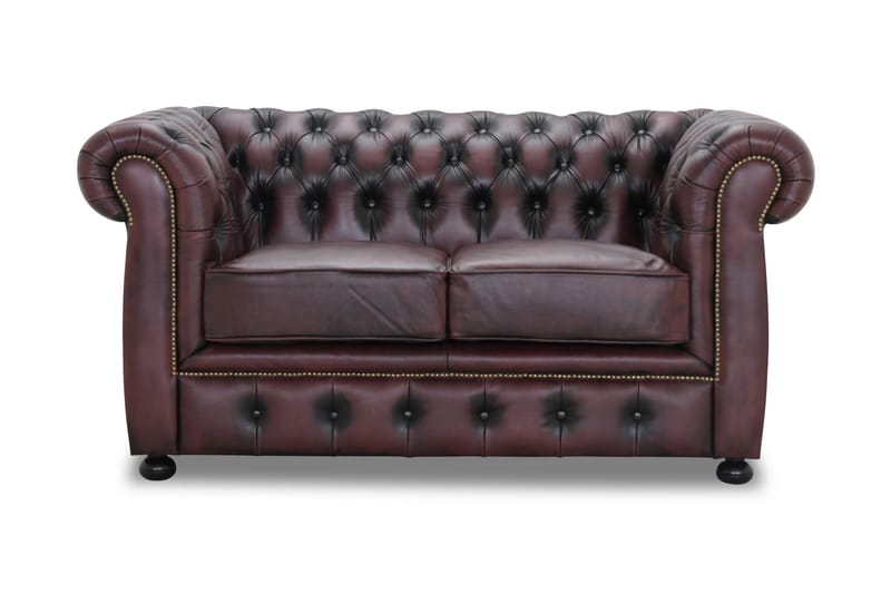 DARBY 2-sits Soffa Oxblod - chesterfield soffor - 2-sits soffor
