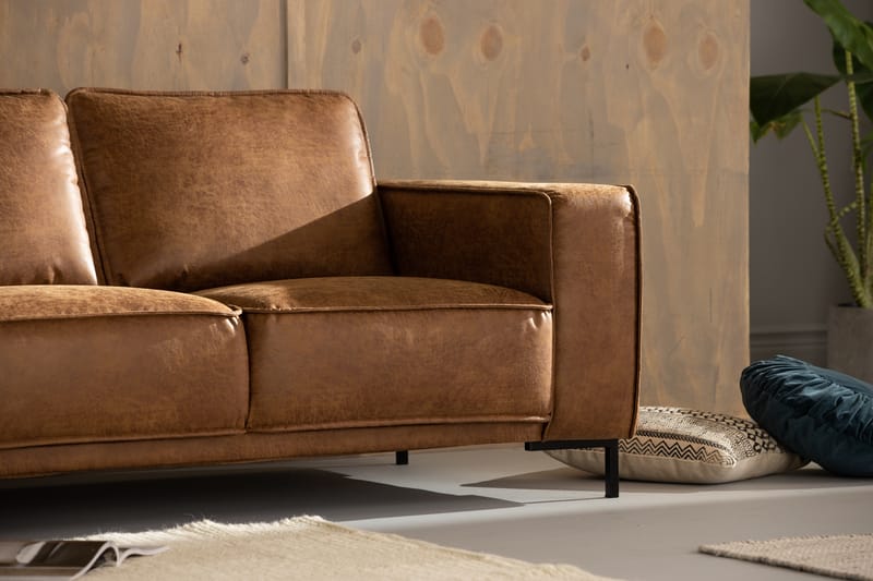 EMRIK 2-sits Soffa Bonded Leather - Möbler - Vardagsrum - Soffor - 2-sits soffor