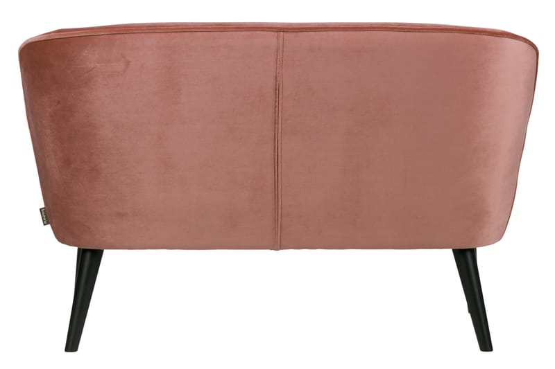 FRAUKE Sammetssoffa Vintage Rosa - 2-sits soffor - Sammetssoffor