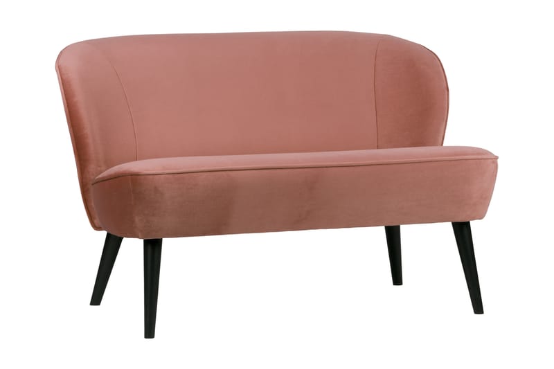 FRAUKE Sammetssoffa Vintage Rosa - Möbler - Vardagsrum - Soffor - 2-sits soffor