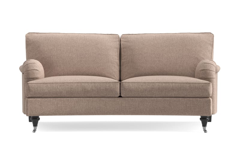 HOWARD Classic 2-sits Soffa Svängd - Mörkbeige - 2-sits soffor - Howardsoffor