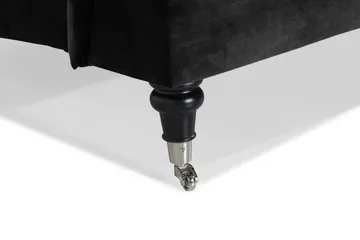 Howard Classic 2-sits Svängd Sammetssoffa - Svart - Möbler - Vardagsrum - Soffor - 2-sits soffor