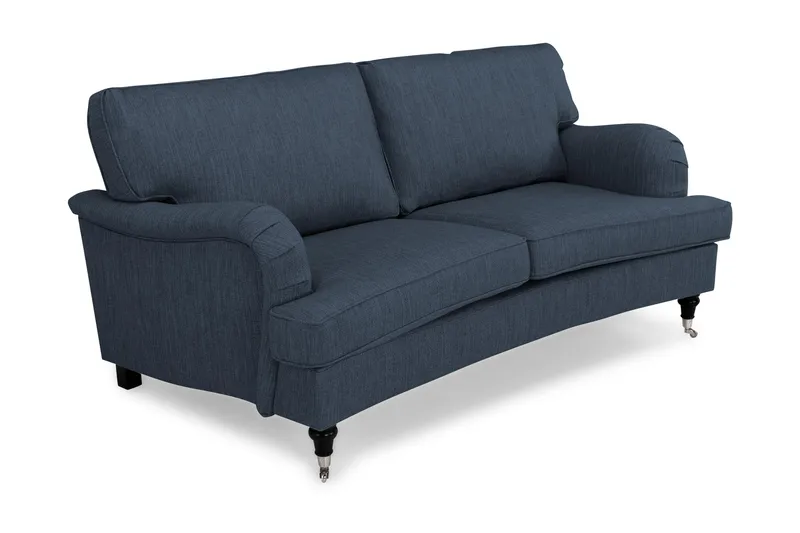 Howard Classic 2-sits Svängd Tygsoffa - Blå - Möbler - Vardagsrum - Soffor - 2-sits soffor