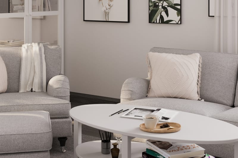 Howard Classic 2-sits Svängd Tygsoffa - Grå - Möbler - Vardagsrum - Soffor - 2-sits soffor