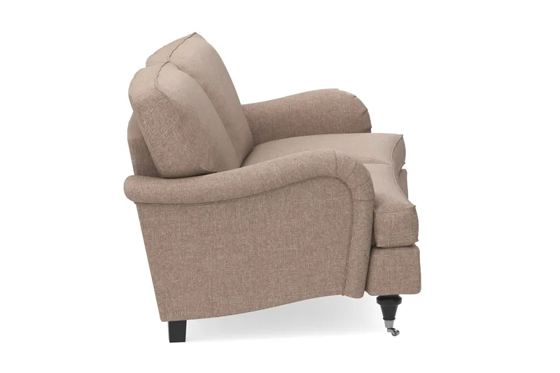 Howard Classic 2-sits Svängd Tygsoffa - Mörkbeige - Möbler - Vardagsrum - Soffor - 2-sits soffor