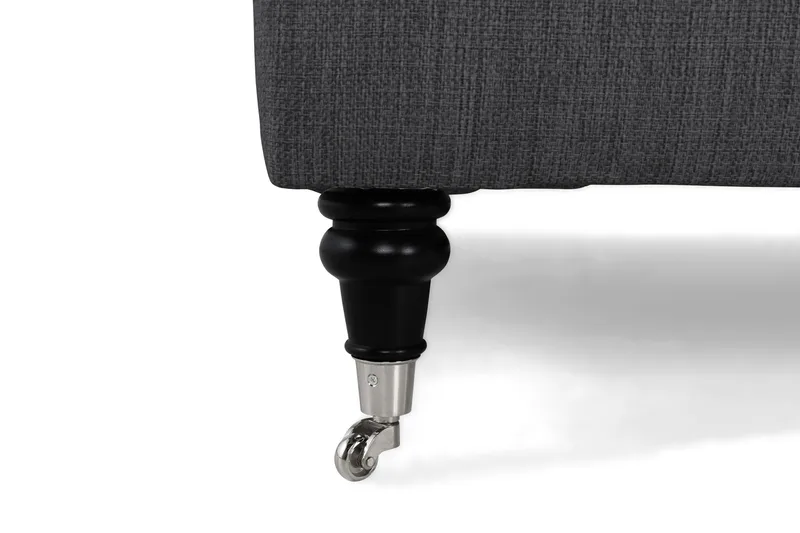 Howard Classic 2-sits Svängd Tygsoffa - Mörkgrå - Möbler - Vardagsrum - Soffor - 2-sits soffor