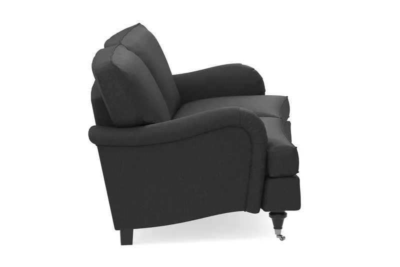 Howard Classic 2-sits Svängd Tygsoffa - Mörkgrå - Möbler - Vardagsrum - Soffor - 2-sits soffor