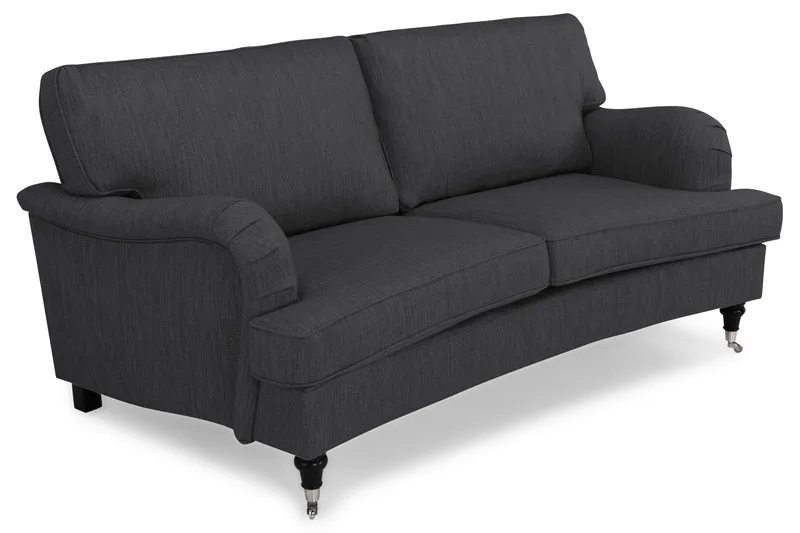 Howard Classic 2-sits Svängd Tygsoffa - Mörkgrå - Möbler - Vardagsrum - Soffor - 2-sits soffor