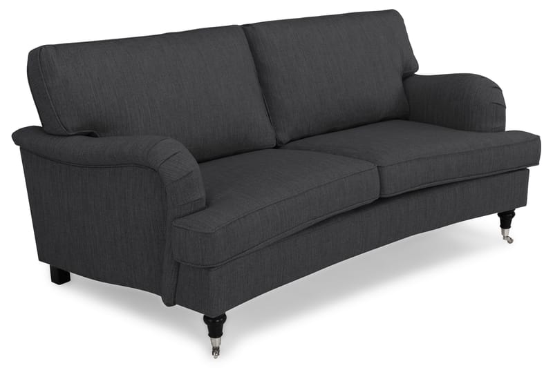 Howard Classic 2-sits Svängd Tygsoffa - Mörkgrå - Möbler - Vardagsrum - Soffor - 2-sits soffor