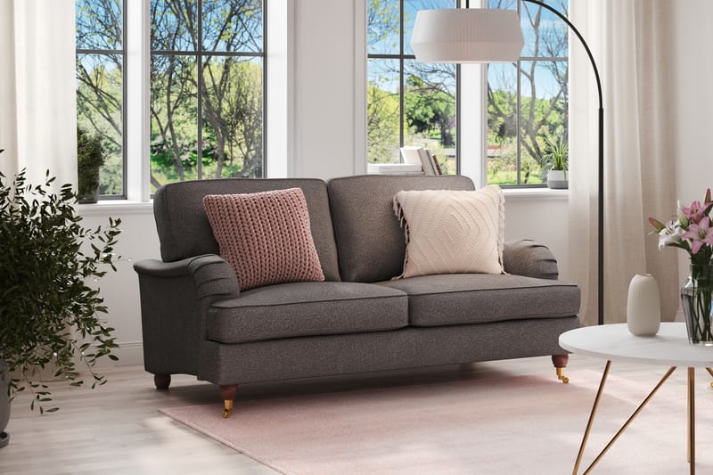Howard Lyx 2-sits Tygsoffa - Mörkgrå - Möbler - Vardagsrum - Soffor - 2-sits soffor