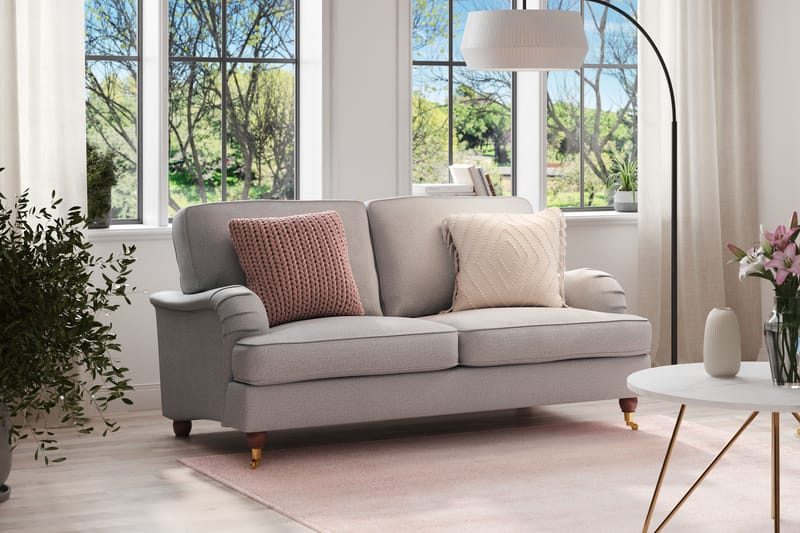 Howard Lyx 3-sits Tygsoffa - Ljusgrå - Möbler - Vardagsrum - Soffor - Howardsoffor