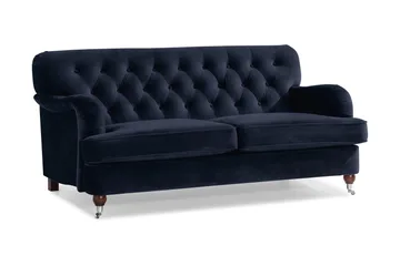 Howard Riviera 2-sits Sammetssoffa - Blå - Möbler - Vardagsrum - Soffor - 2-sits soffor