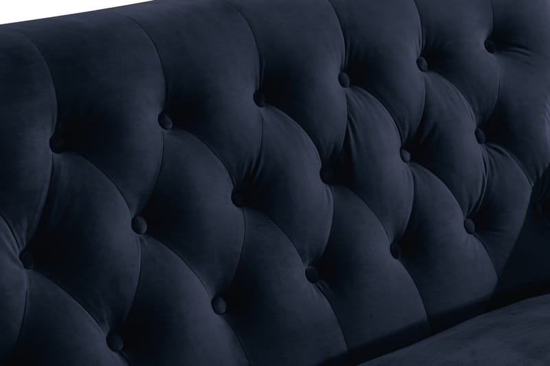 Howard Riviera 2-sits Sammetssoffa - Blå - Möbler - Vardagsrum - Soffor - 2-sits soffor