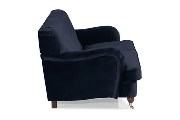 Howard Riviera 2-sits Sammetssoffa - Blå - Möbler - Vardagsrum - Soffor - 2-sits soffor