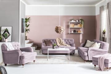 Howard Riviera 2-sits Sammetssoffa - Lila - Möbler - Vardagsrum - Soffor - 2-sits soffor