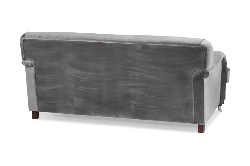 Howard Riviera 2-sits Sammetssoffa - Ljusgrå - Möbler - Vardagsrum - Soffor - 2-sits soffor