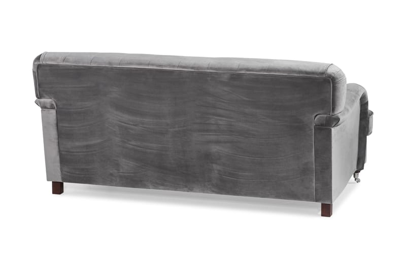 Howard Riviera 2-sits Sammetssoffa - Ljusgrå - Möbler - Vardagsrum - Soffor - 2-sits soffor