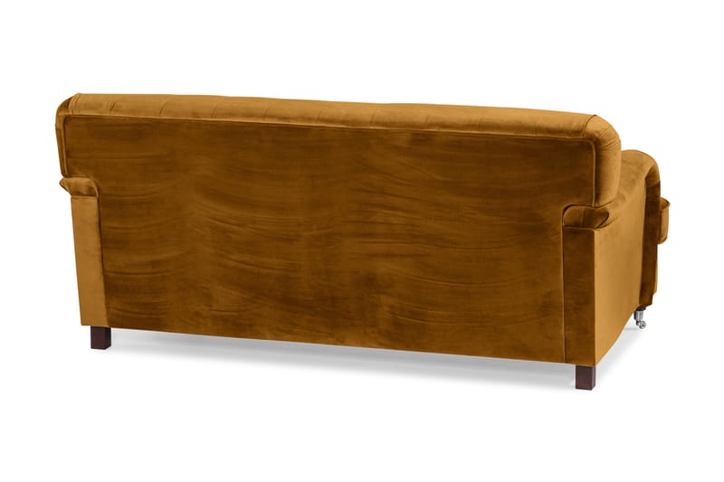 Howard Riviera 2-sits Sammetssoffa - Mörkgul - Möbler - Vardagsrum - Soffor - 2-sits soffor