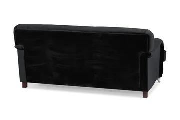 Howard Riviera 2-sits Sammetssoffa - Svart - Möbler - Vardagsrum - Soffor - 2-sits soffor