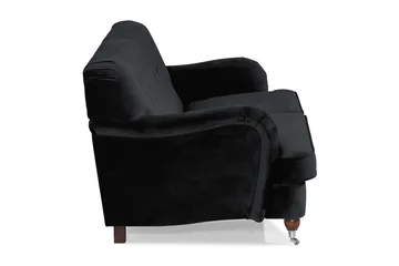 Howard Riviera 2-sits Sammetssoffa - Svart - Möbler - Vardagsrum - Soffor - 2-sits soffor