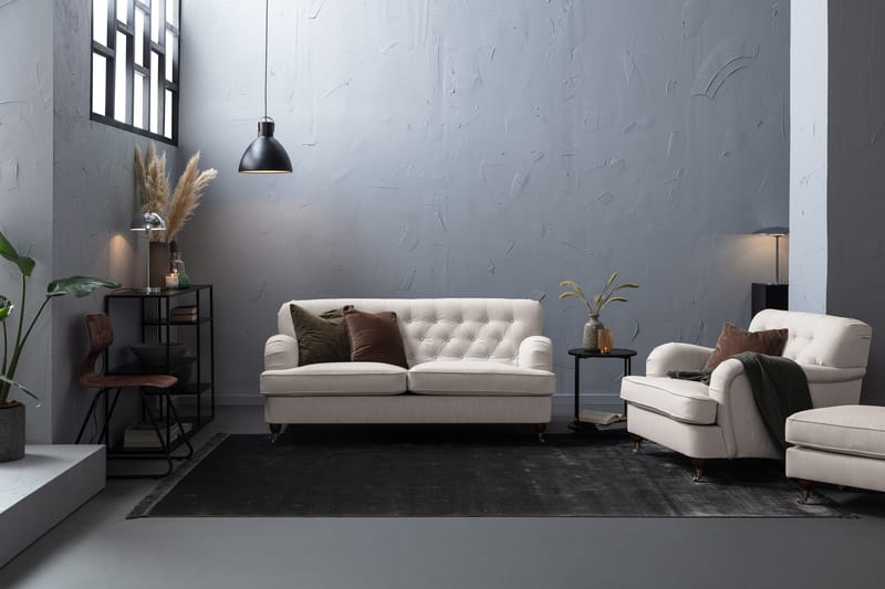 Howard Riviera 2-sits Tygsoffa - Ljusgrå - Möbler - Vardagsrum - Soffor - 2-sits soffor