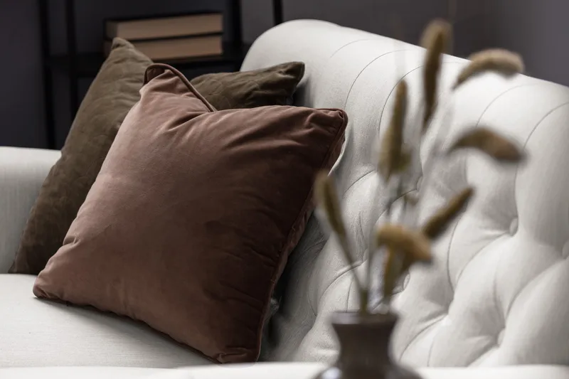 Howard Riviera 2-sits Tygsoffa - Ljusgrå - Möbler - Vardagsrum - Soffor - 2-sits soffor